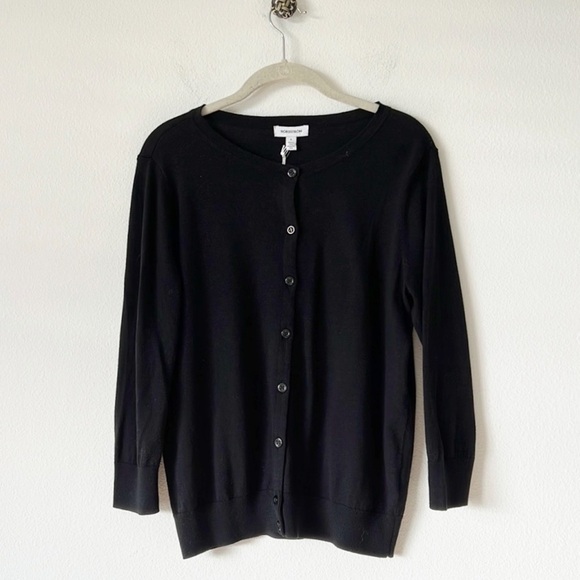 Nordstrom Black cardigan Sweater Size Small - Picture 1 of 16